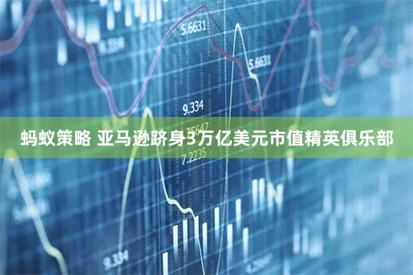蚂蚁策略 亚马逊跻身3万亿美元市值精英俱乐部
